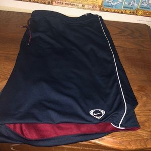 Vintage reversible Nike running shorts
